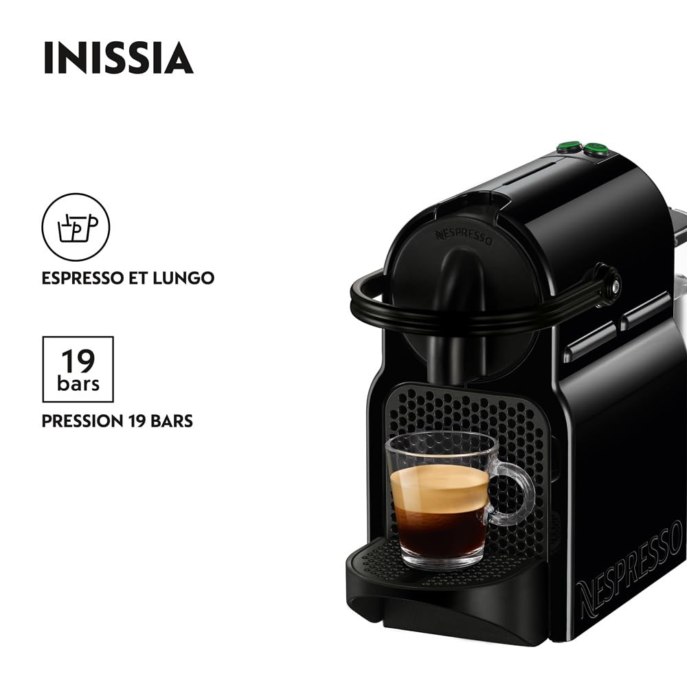 Lirivo Inissia, Machine à Café Automatique, Machine à Capsules pour une Seule Tasse