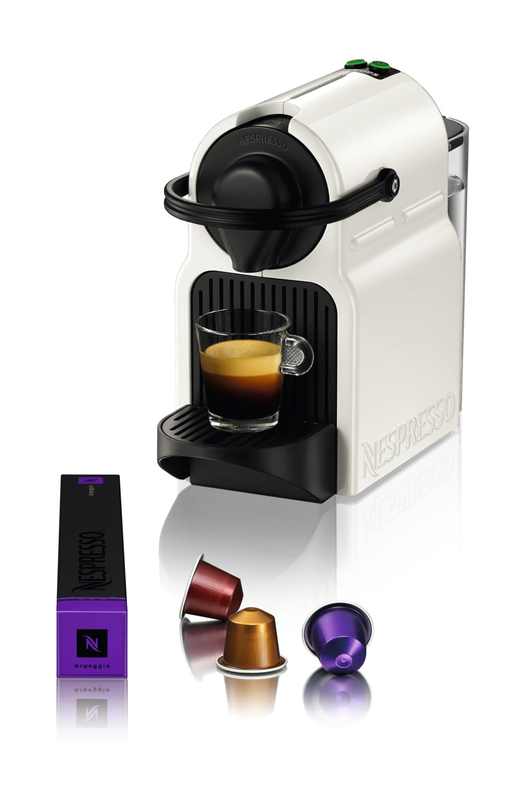 Lirivo Machine à Café Inissia Blanche Cafetière Espresso
