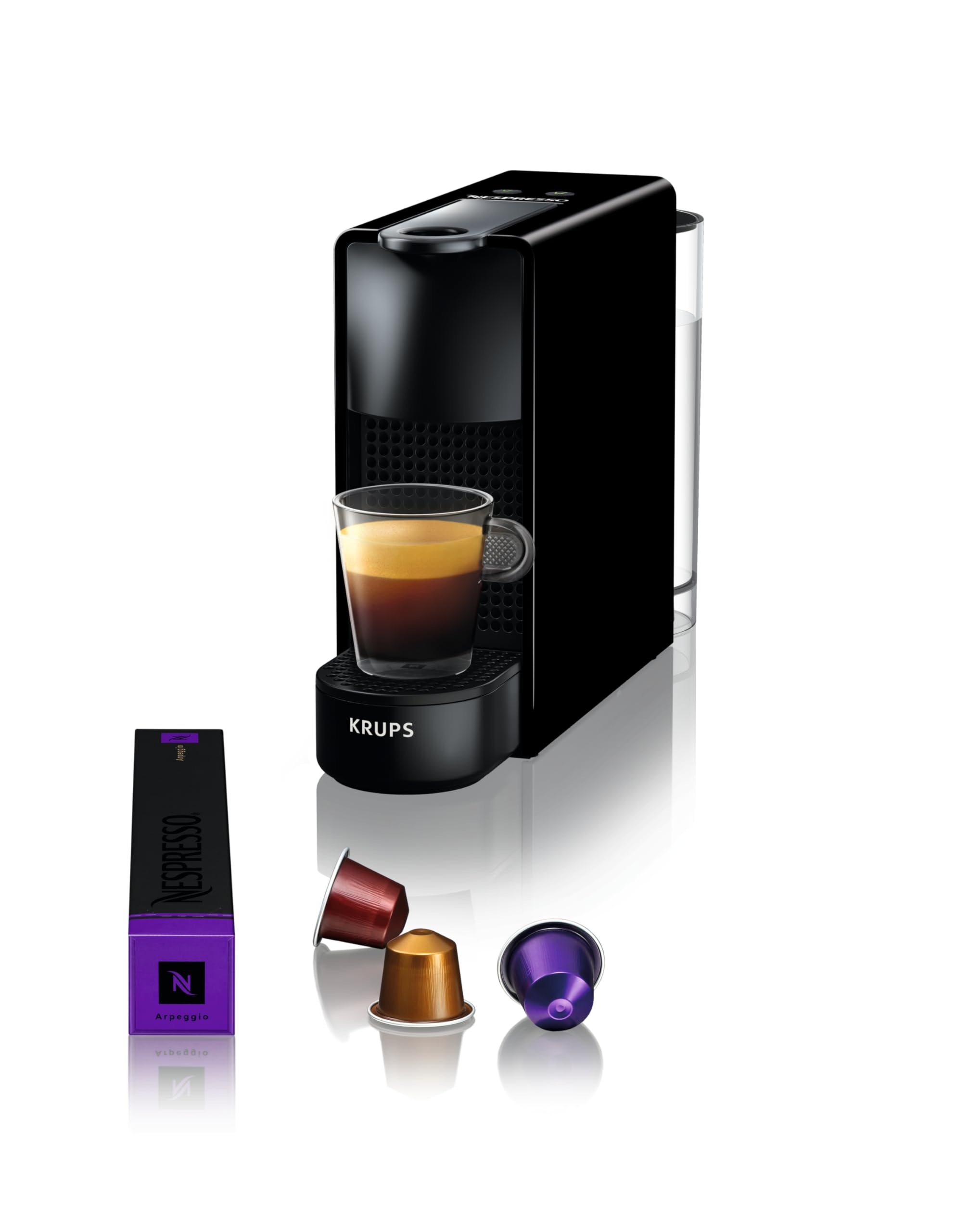 Lirivo Machine à Café Essenza Mini Noir Cafetière à Capsules
