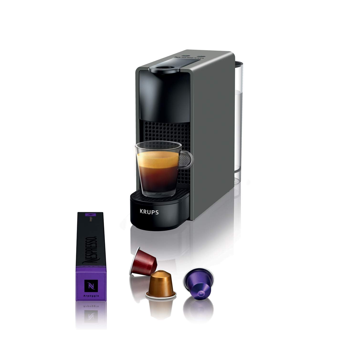 Lirivo Machine à Café Essenza Mini Gris Intense Cafetière